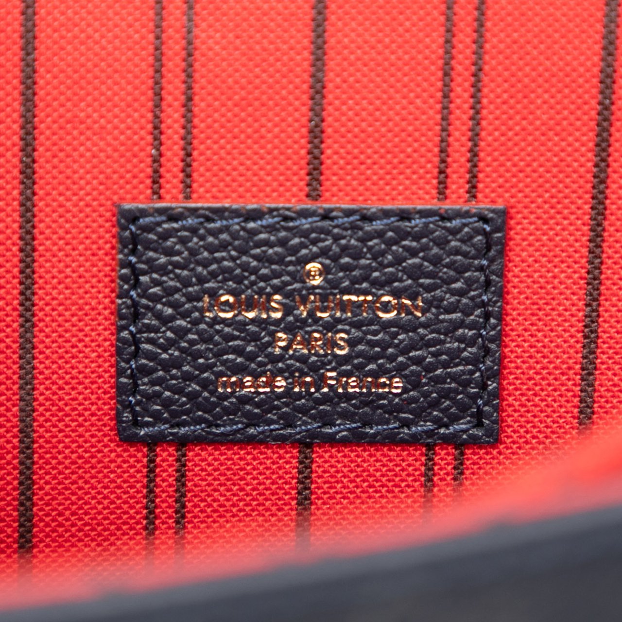 Louis Vuitton Monogram Empreinte Pochette Metis Blauw