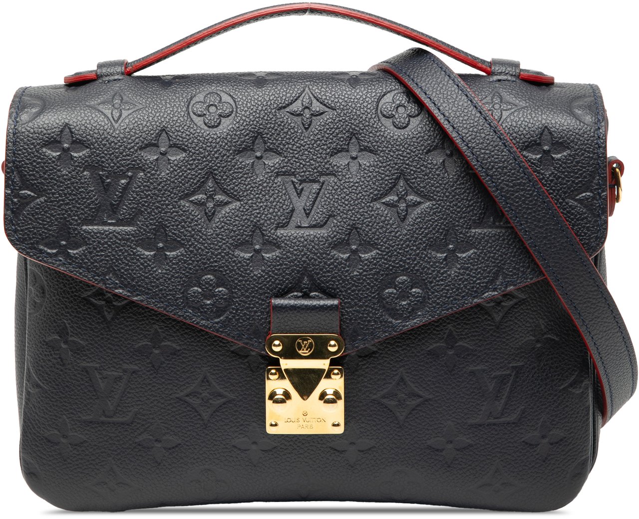 Louis Vuitton Monogram Empreinte Pochette Metis Blauw
