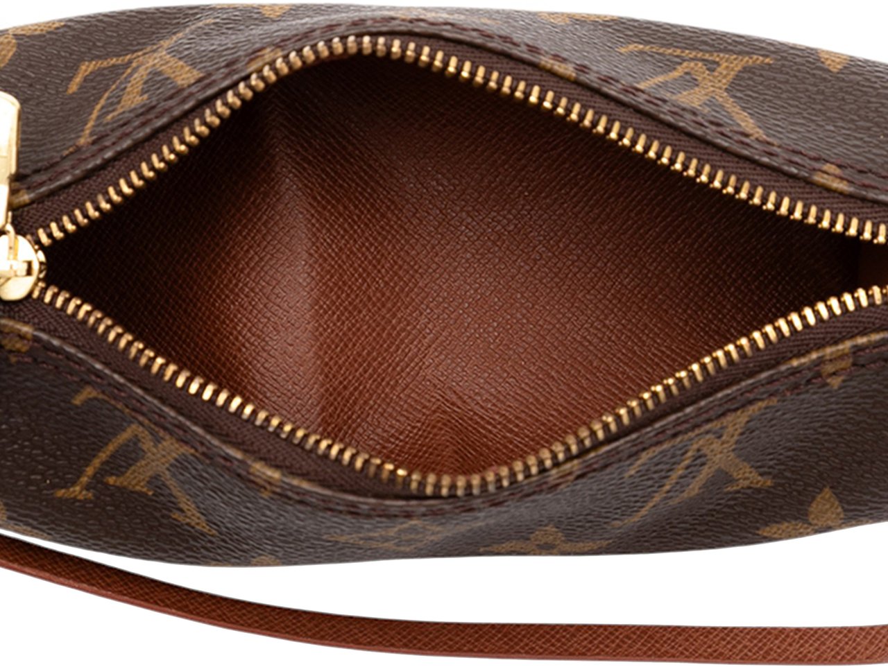 Louis Vuitton Monogram Papillon Pochette Bruin