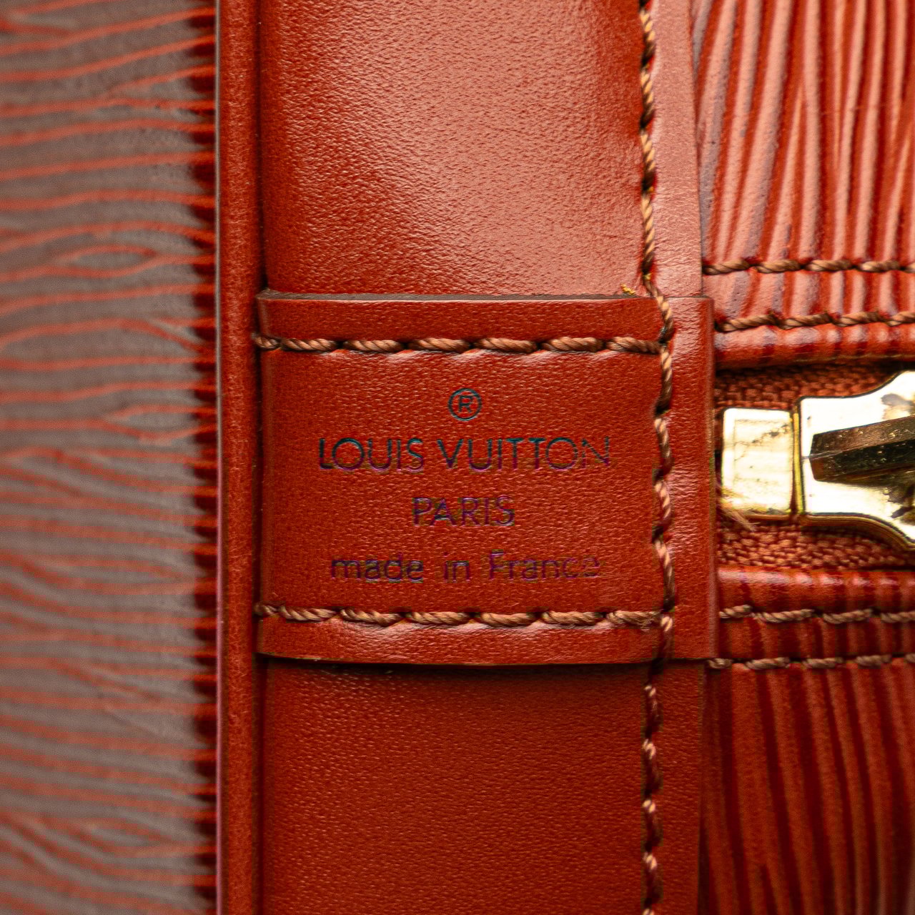 Louis Vuitton Epi Alma PM Bruin