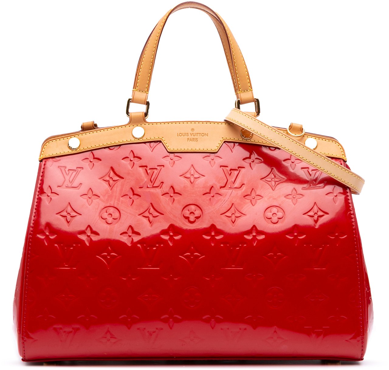 Louis Vuitton Monogram Vernis Brea MM Rood