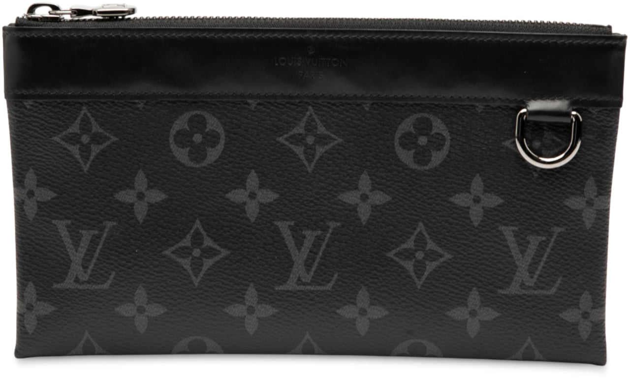 Louis Vuitton Monogram Taigarama Pochette Discovery PM Zwart