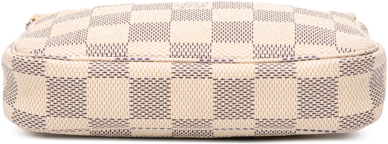 Louis Vuitton Damier Azur Mini Pochette Accessoires Wit
