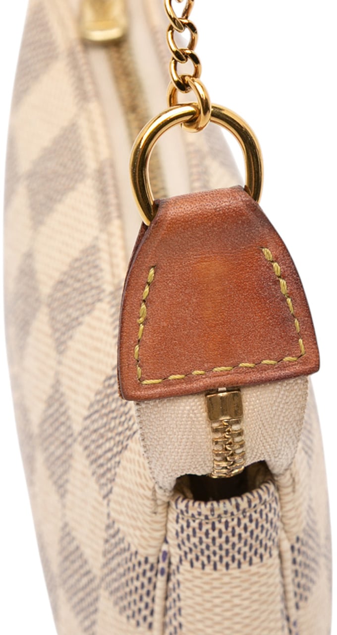 Louis Vuitton Damier Azur Mini Pochette Accessoires Wit