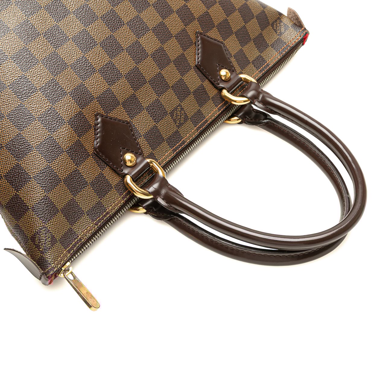 Louis Vuitton Damier Ebene Saleya PM Bruin
