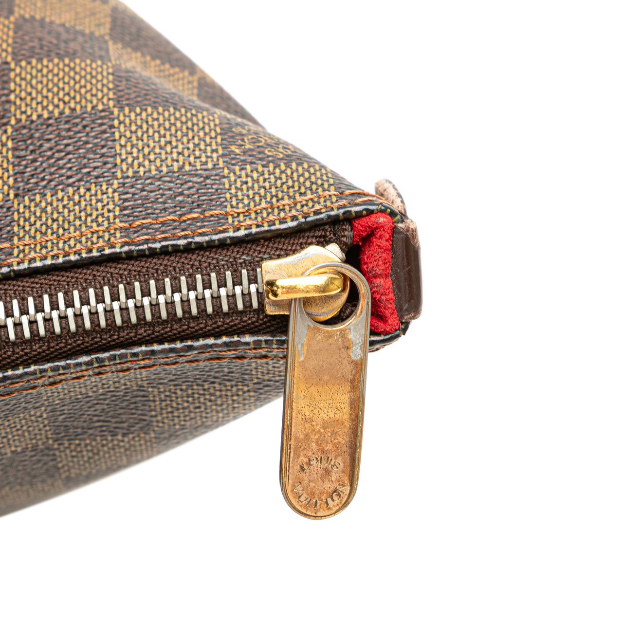 Louis Vuitton Damier Ebene Saleya PM Bruin