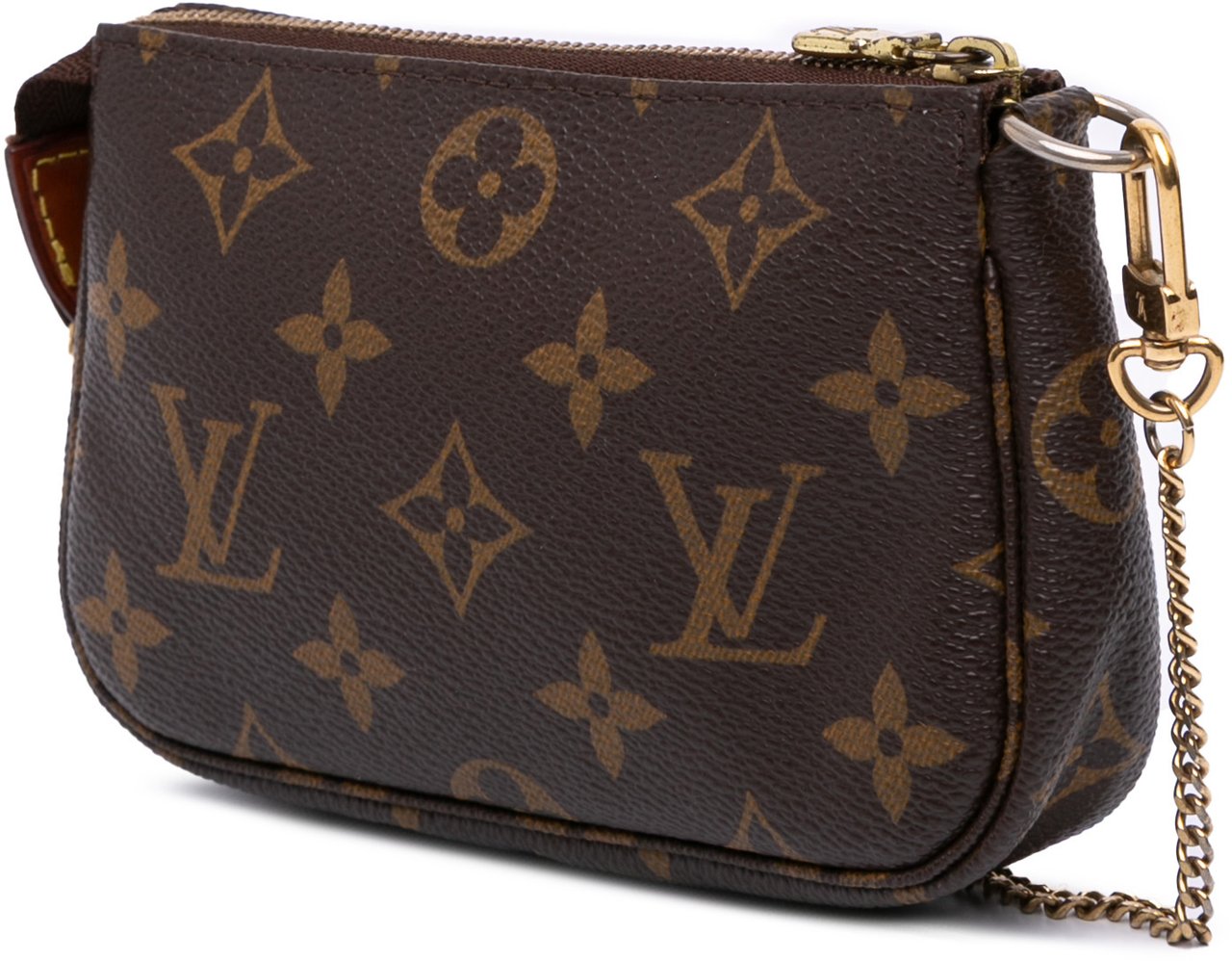Louis Vuitton Monogram Mini Pochette Accessoires Bruin