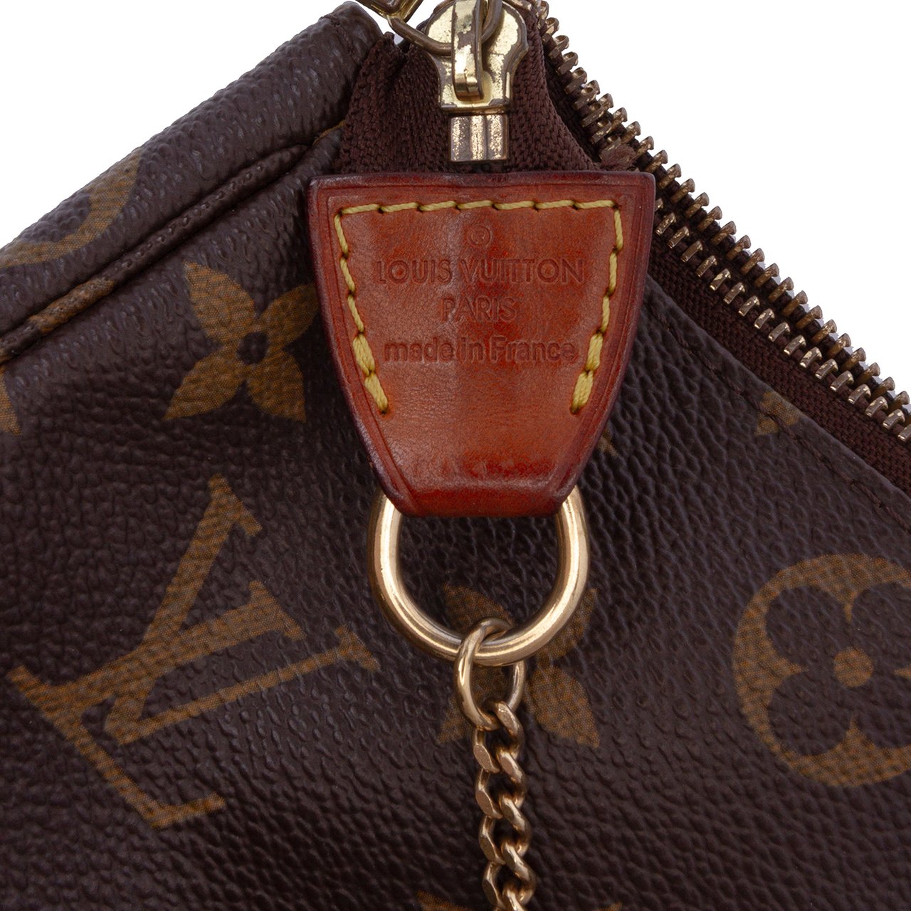 Louis Vuitton Monogram Mini Pochette Accessoires Bruin