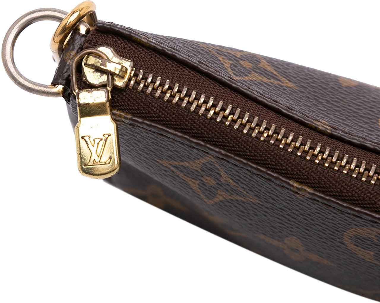 Louis Vuitton Monogram Mini Pochette Accessoires Bruin