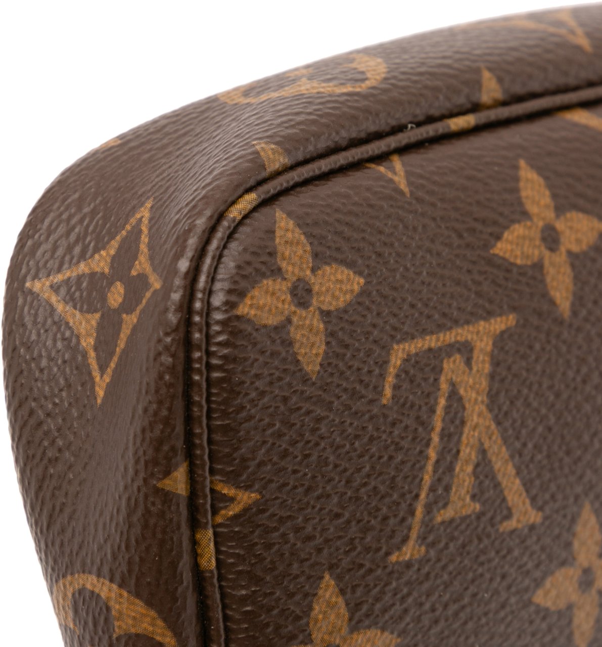 Louis Vuitton Monogram Mini Pochette Accessoires Bruin