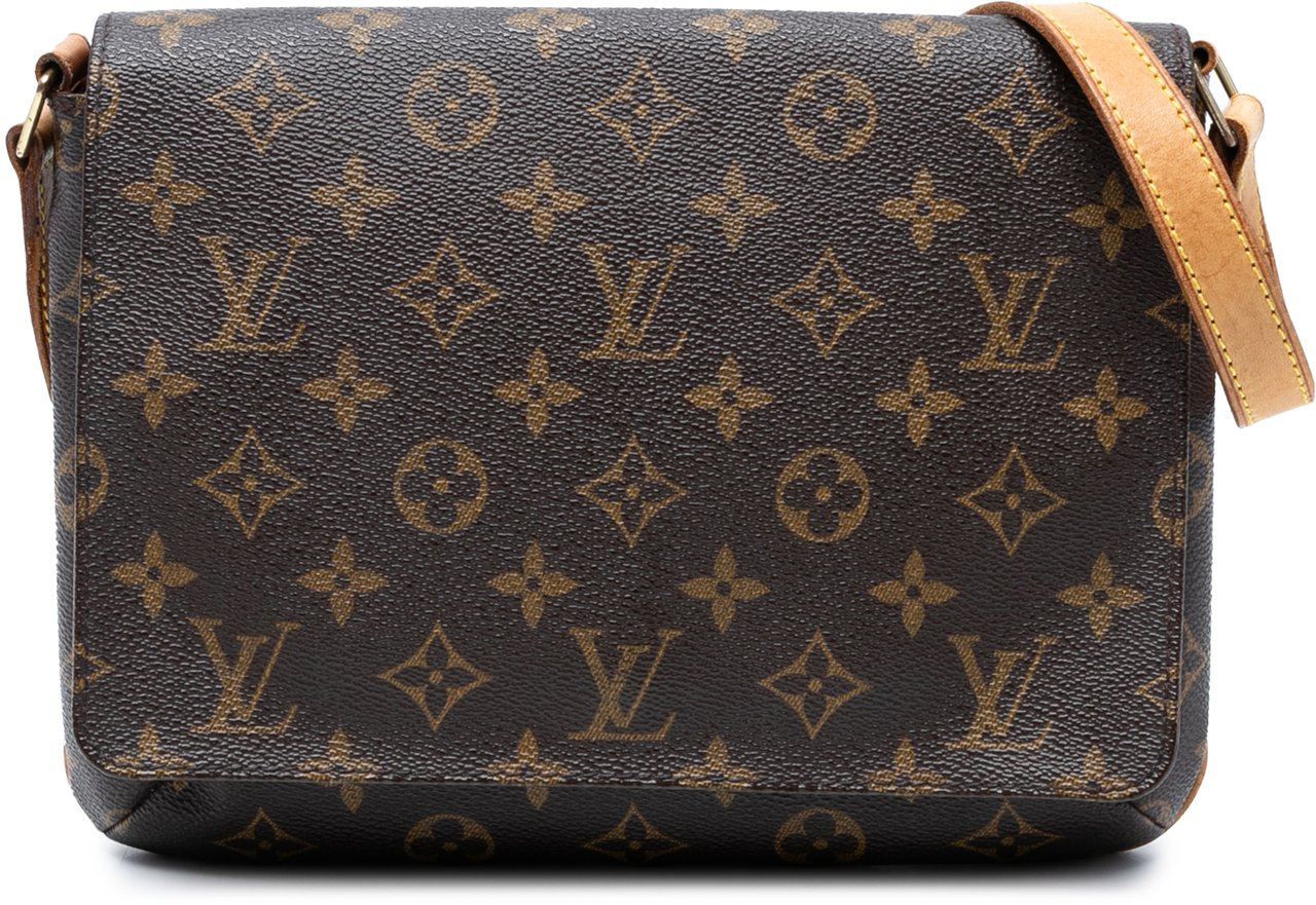 Louis Vuitton Monogram Musette Tango Short Strap Bruin