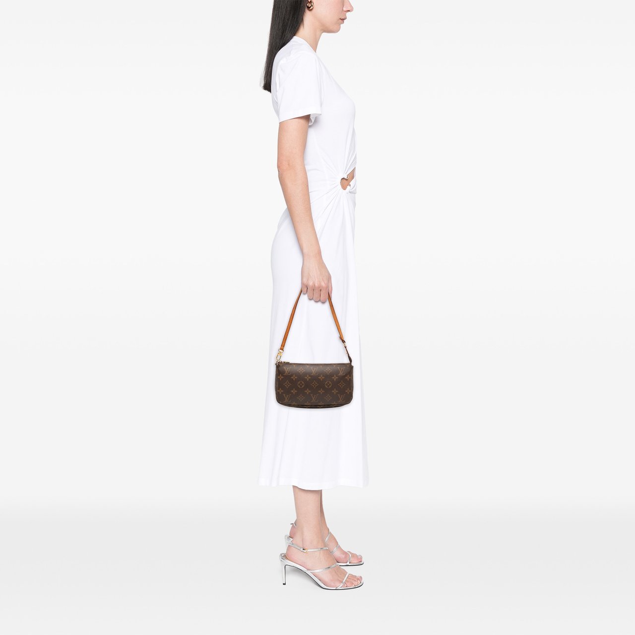 Louis Vuitton Monogram Pochette Accessoires Bruin