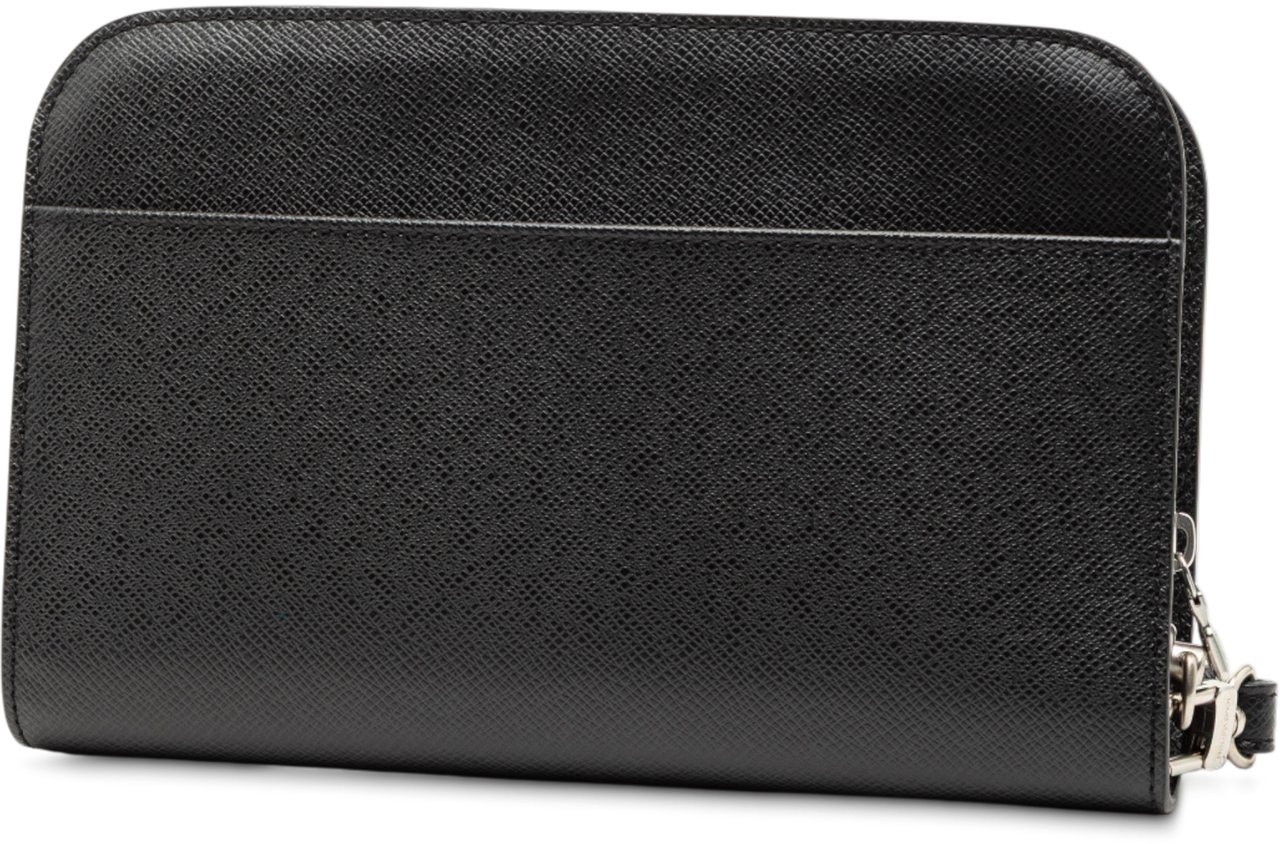 Louis Vuitton Taiga Pochette Baikal Zwart