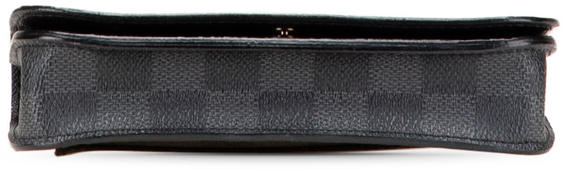 Louis Vuitton Damier Graphite Pochette Homme Ceinture Zwart