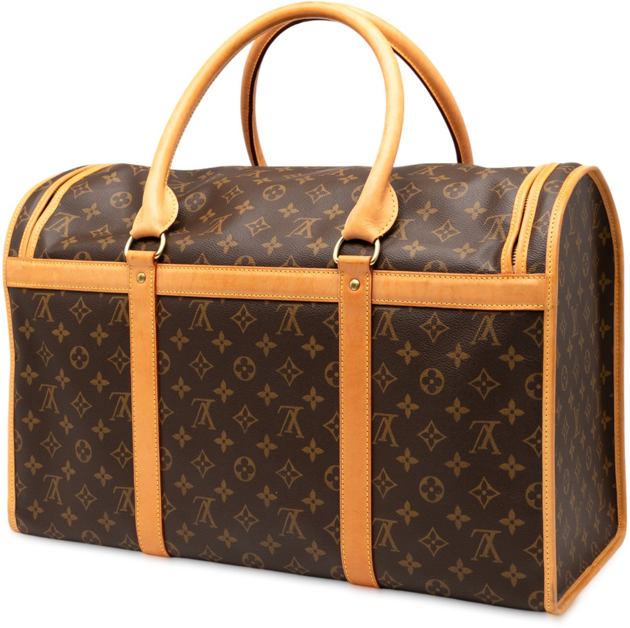Louis Vuitton Monogram Sac Chien Pet Carrier 50 Bruin