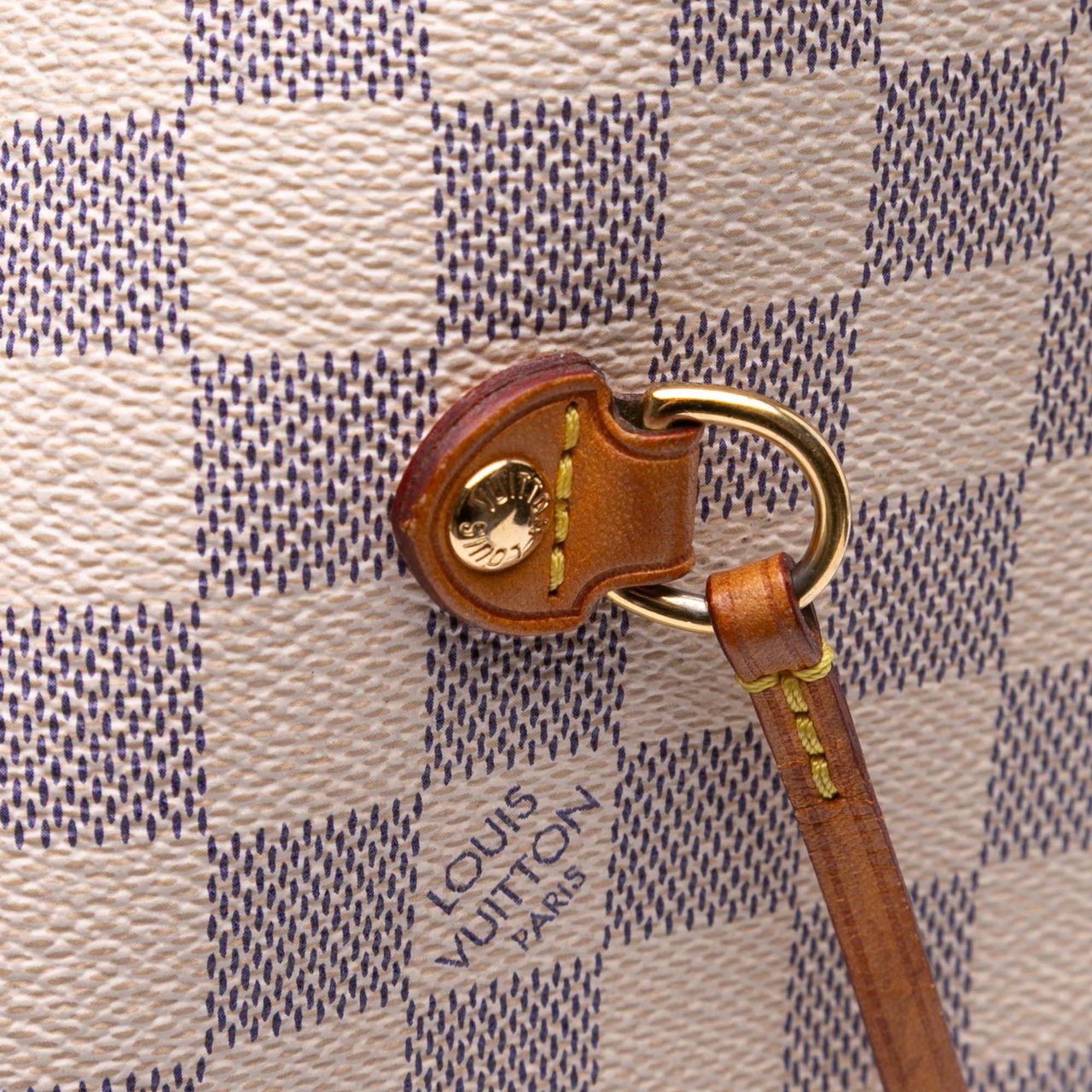 Louis Vuitton Damier Azur Neverfull MM Wit