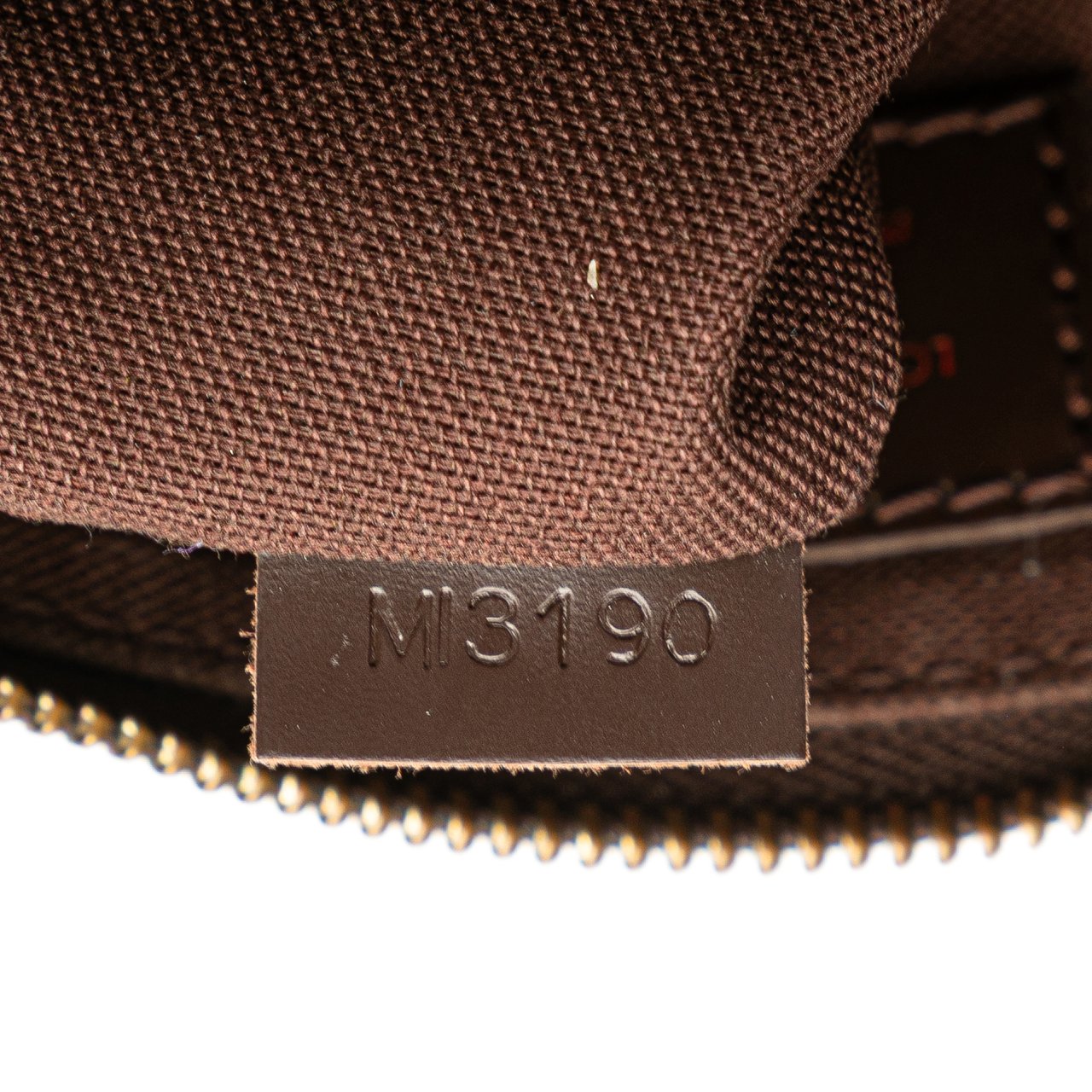 Louis Vuitton Damier Ebene Brooklyn Pochette Bruin
