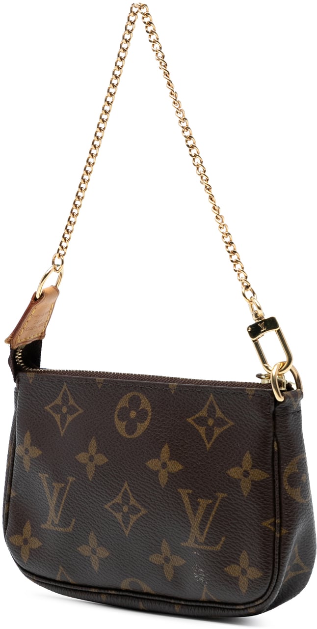 Louis Vuitton Monogram Mini Pochette Accessoires Bruin