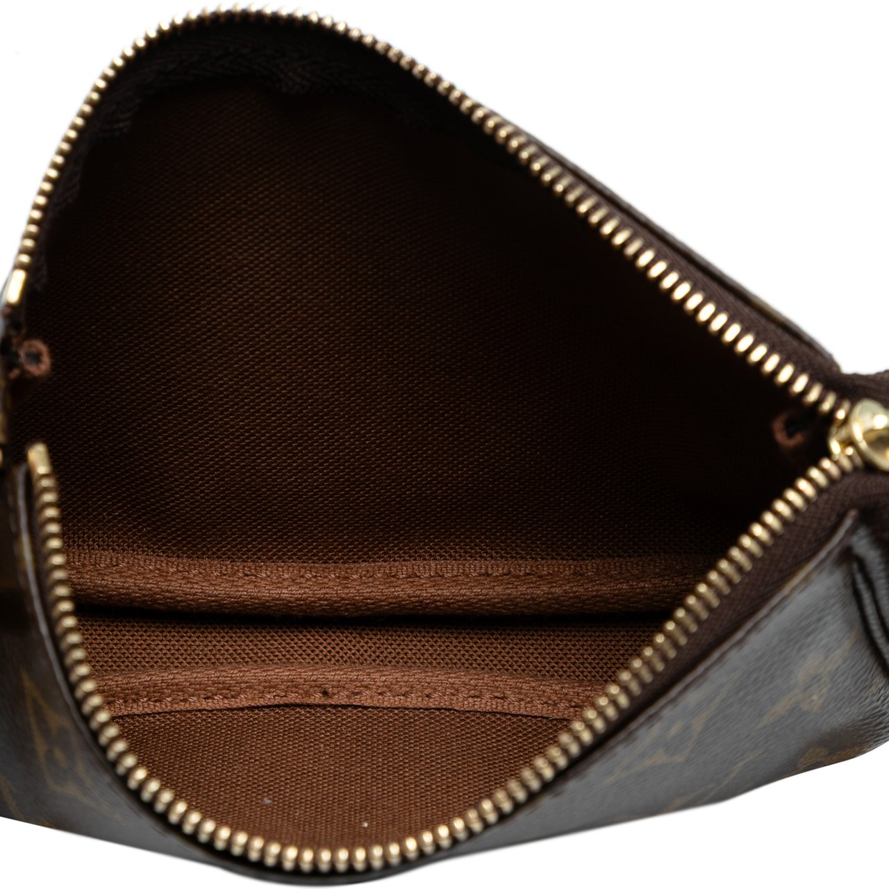 Louis Vuitton Monogram Mini Pochette Accessoires Bruin