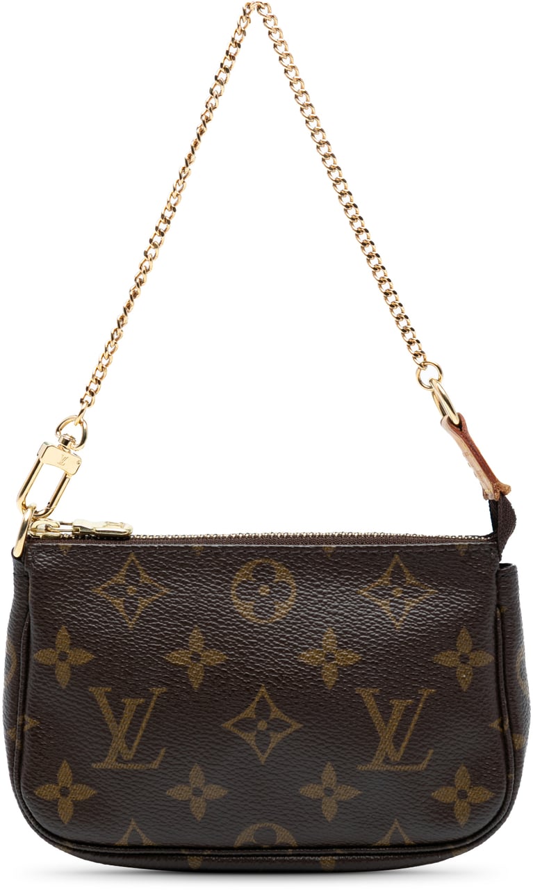 Louis Vuitton Monogram Mini Pochette Accessoires Bruin