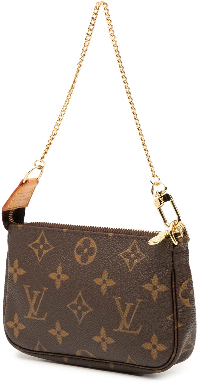 Louis Vuitton Monogram Mini Pochette Accessoires Bruin