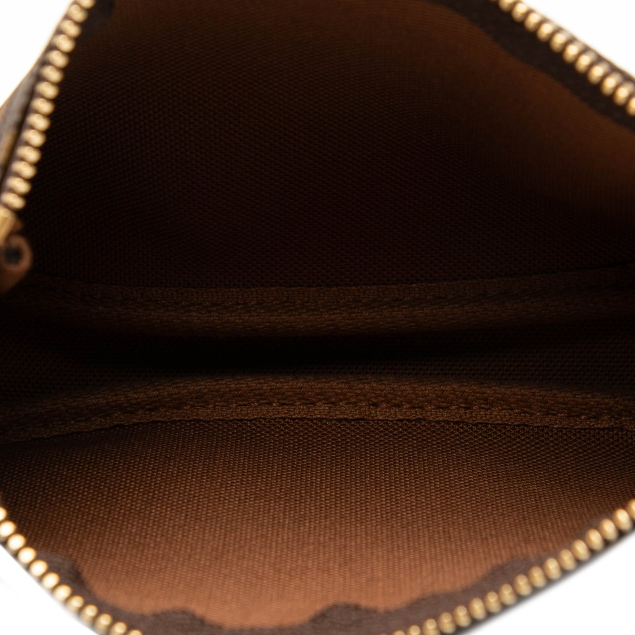 Louis Vuitton Monogram Mini Pochette Accessoires Bruin