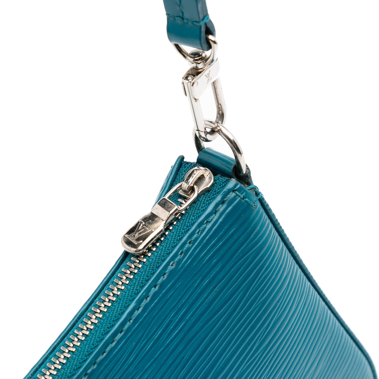 Louis Vuitton Epi Pochette Accessoires Blauw