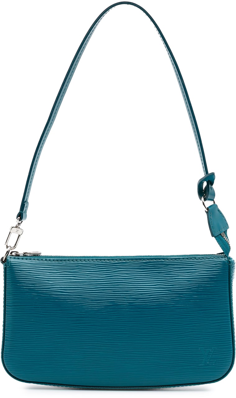 Louis Vuitton Epi Pochette Accessoires Blauw