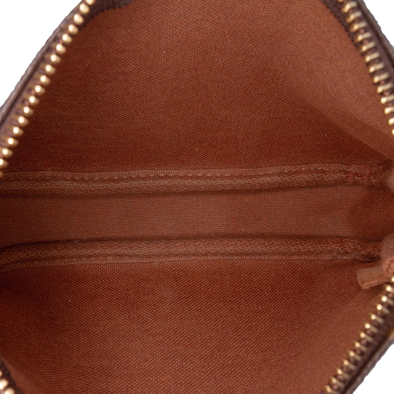 Louis Vuitton Monogram Mini Pochette Accessoires Bruin