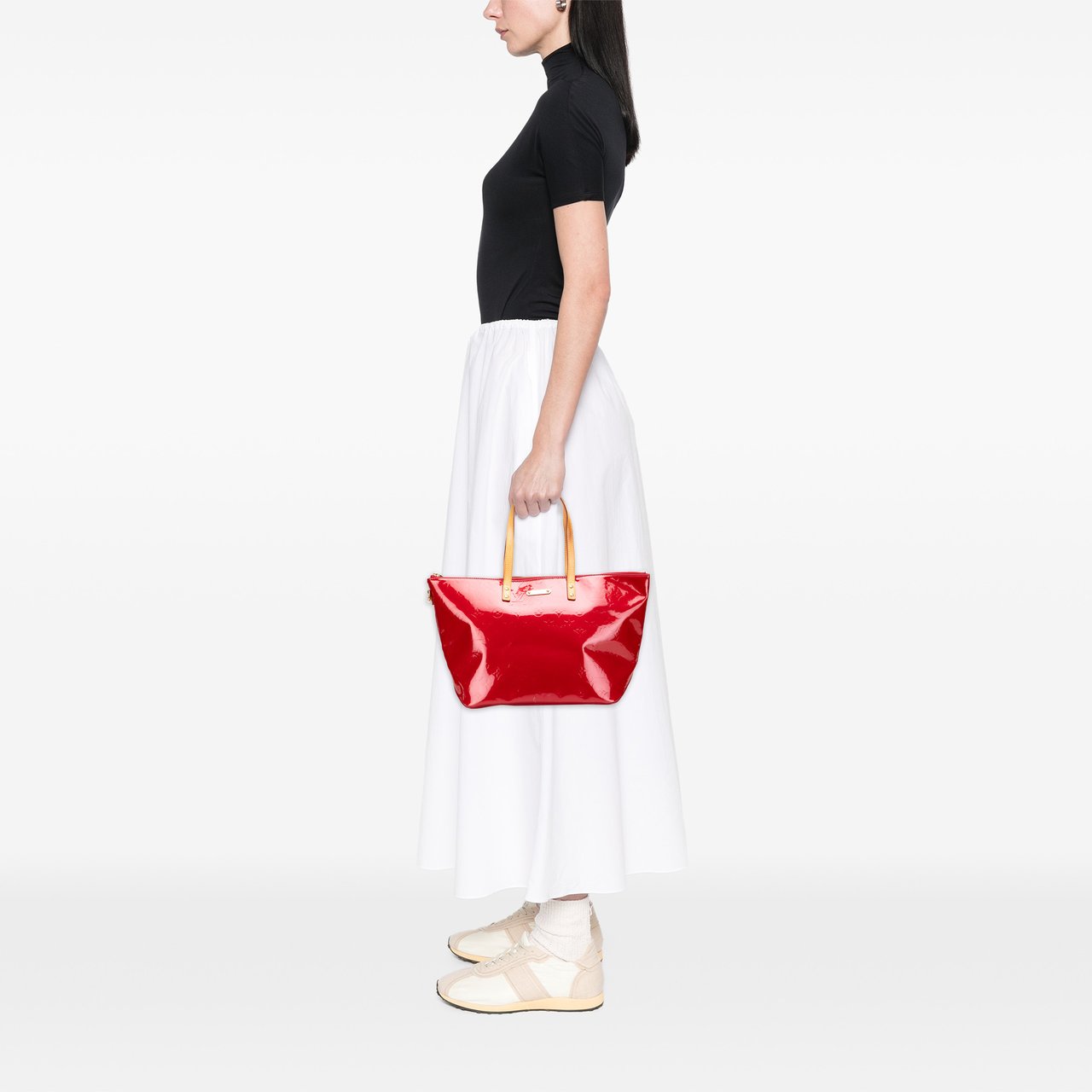 Louis Vuitton Monogram Vernis Bellevue GM Rood