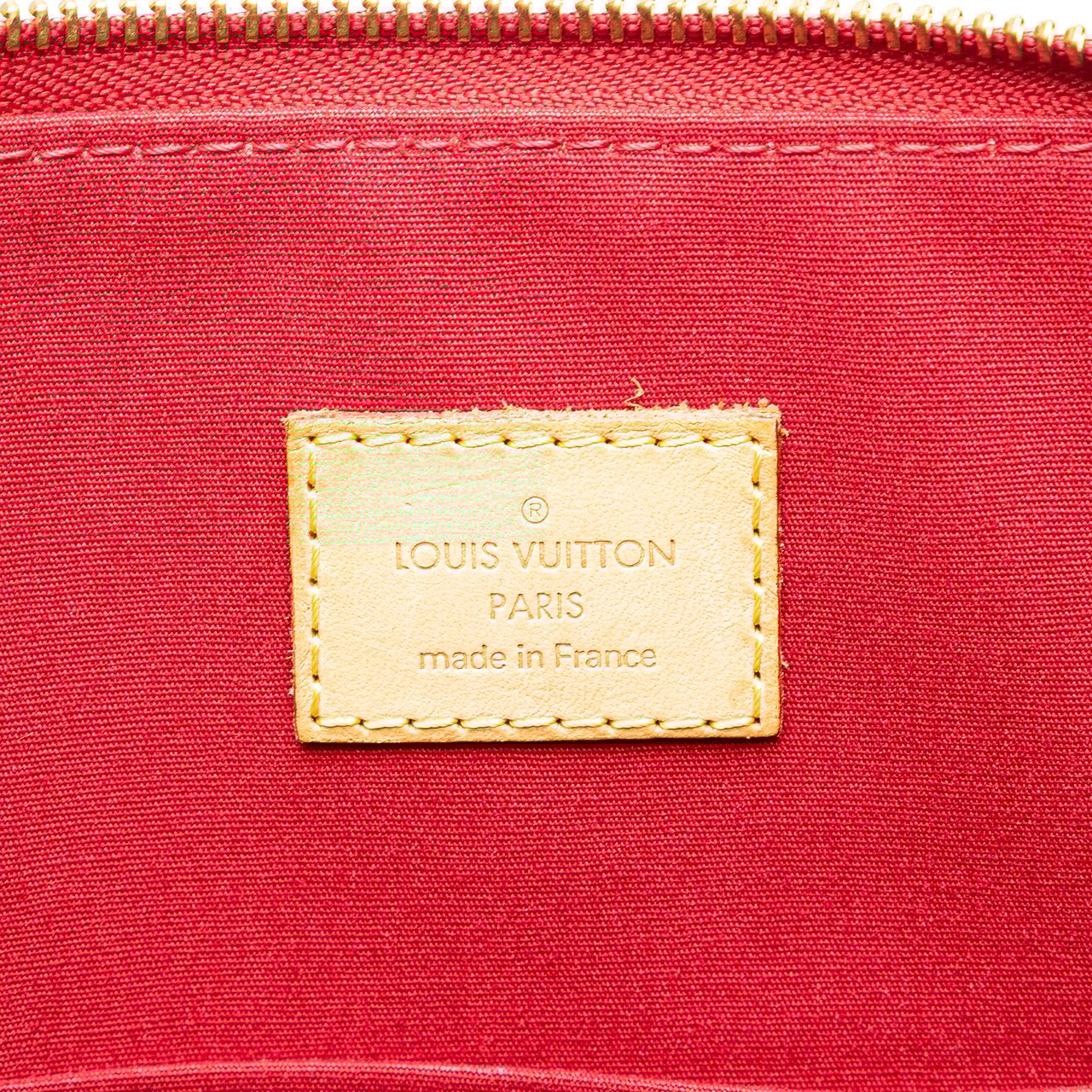 Louis Vuitton Monogram Vernis Bellevue GM Rood
