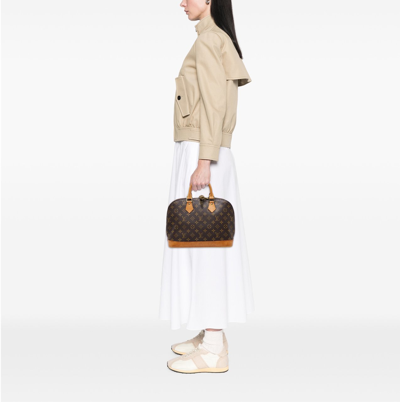 Louis Vuitton Monogram Alma PM Bruin