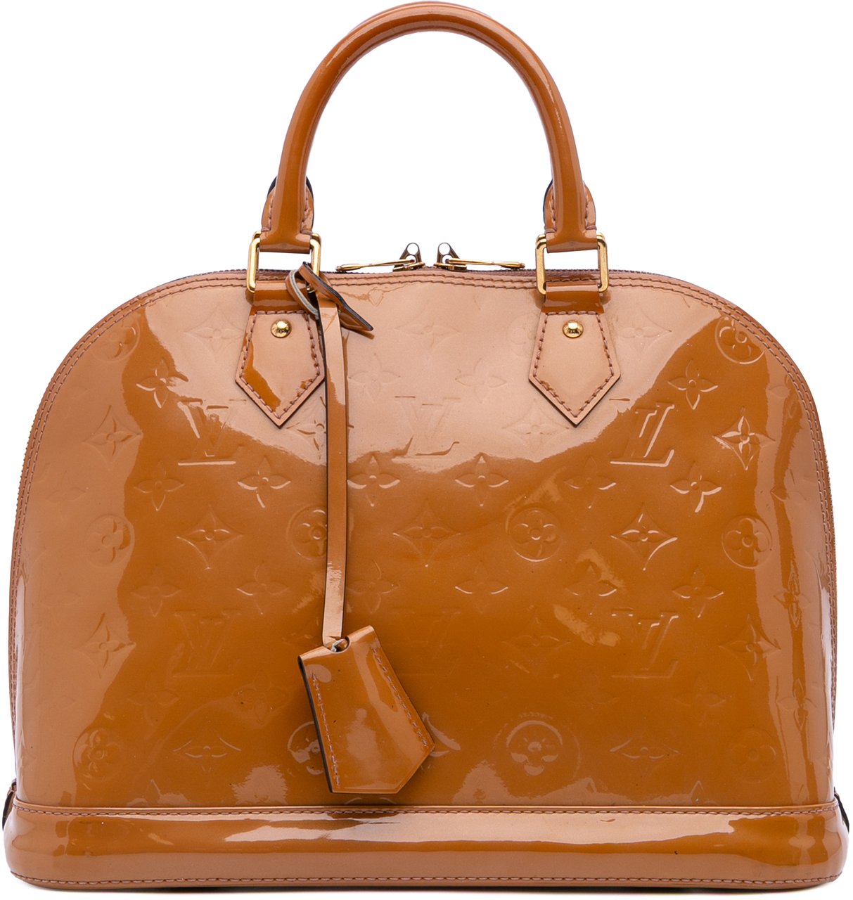 Louis Vuitton Monogram Vernis Alma PM Bruin