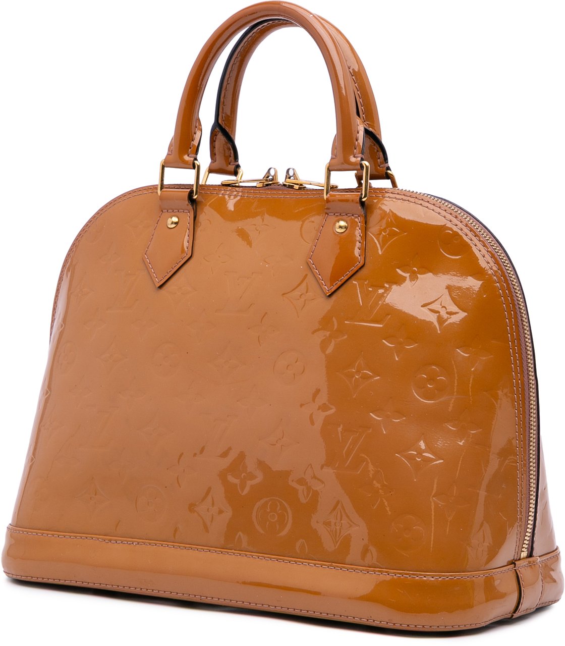 Louis Vuitton Monogram Vernis Alma PM Bruin