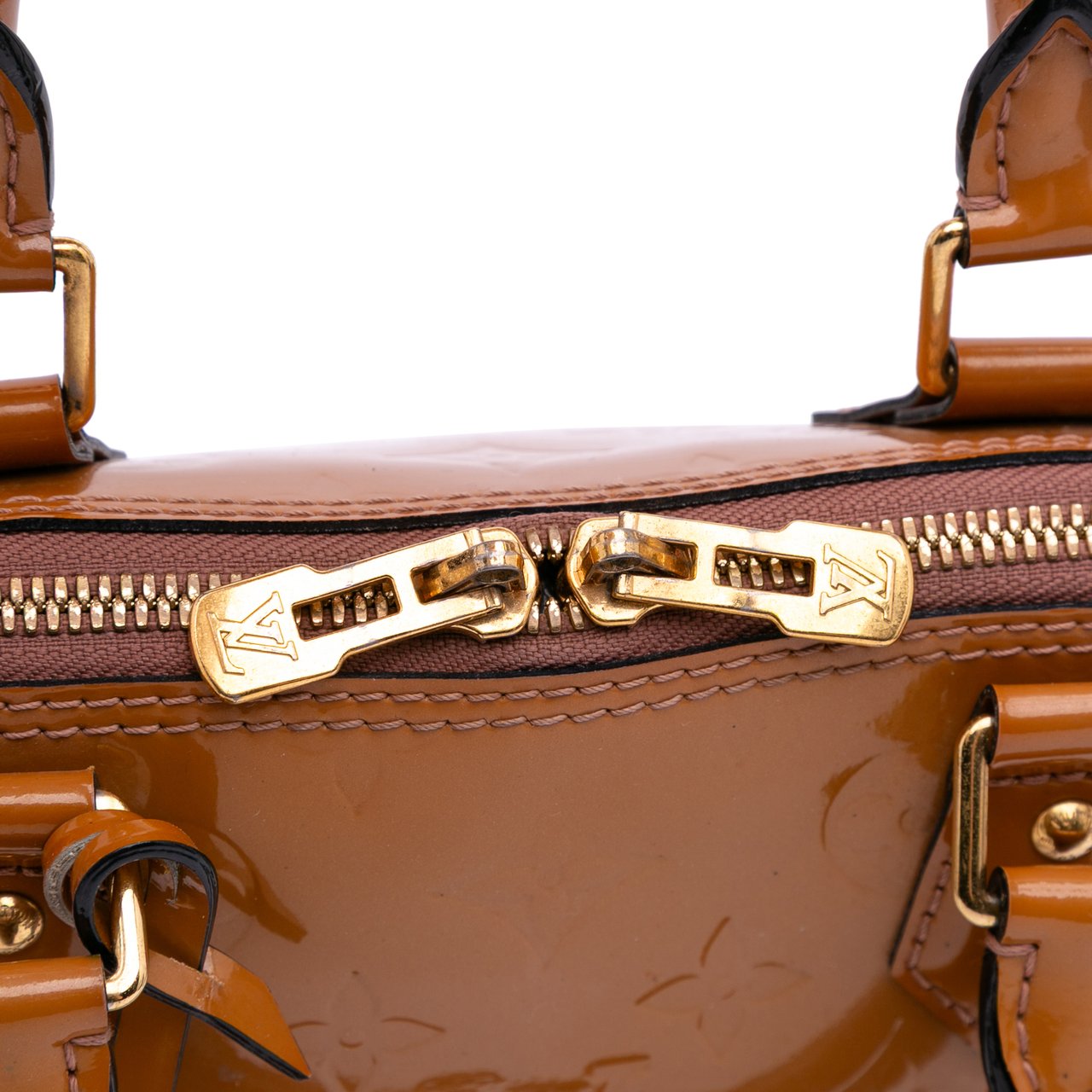 Louis Vuitton Monogram Vernis Alma PM Bruin