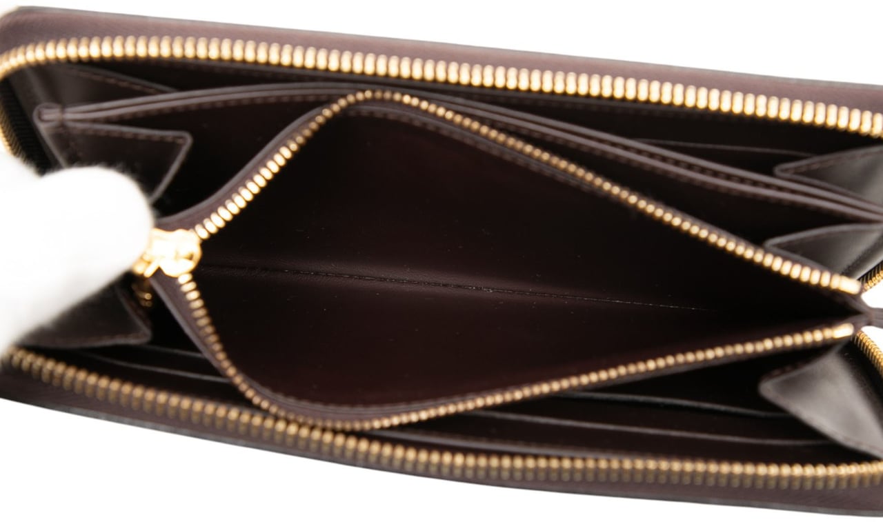 Louis Vuitton Monogram Vernis Zippy Long Wallet Paars