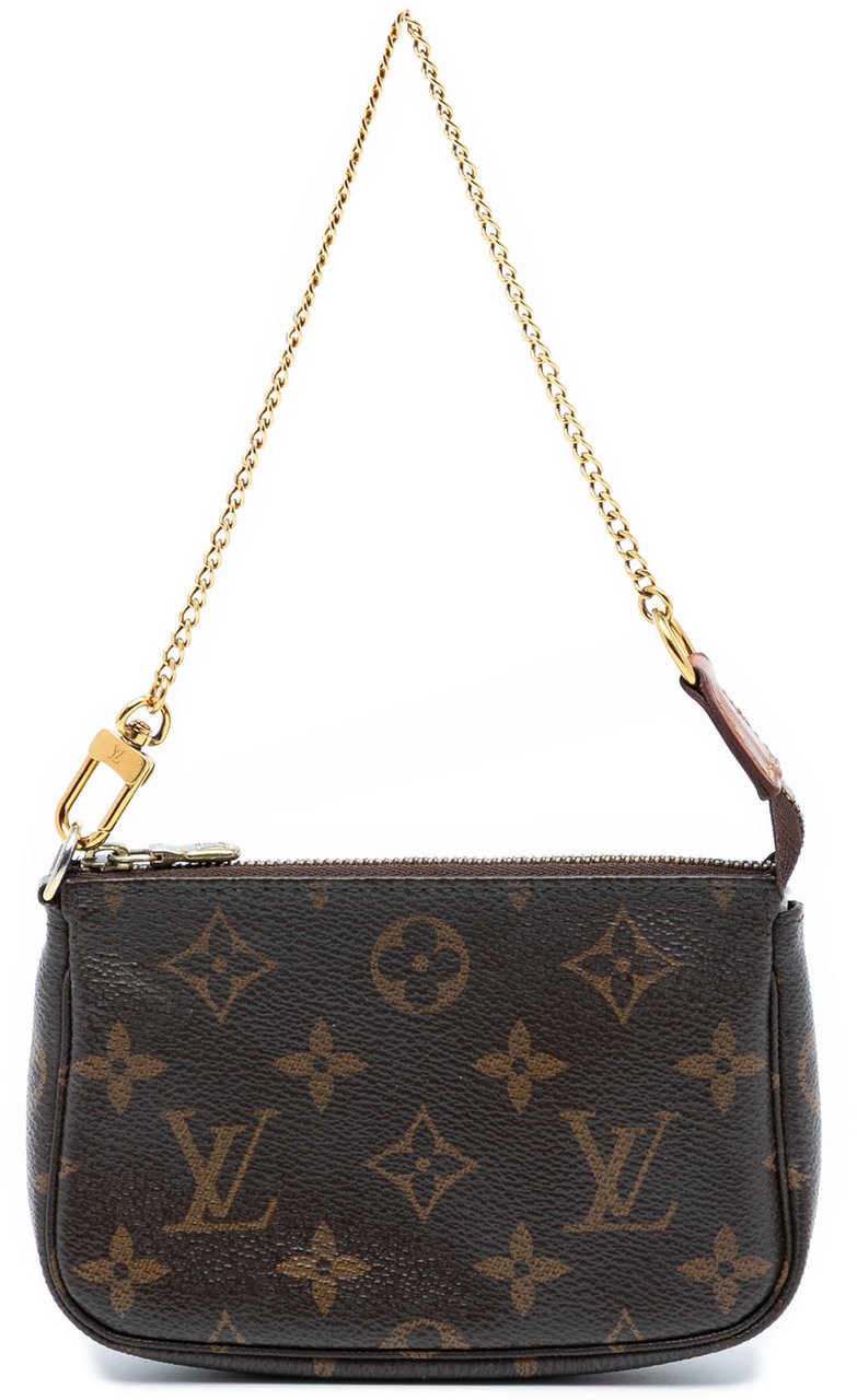 Louis Vuitton Monogram Mini Pochette Accessoires Bruin