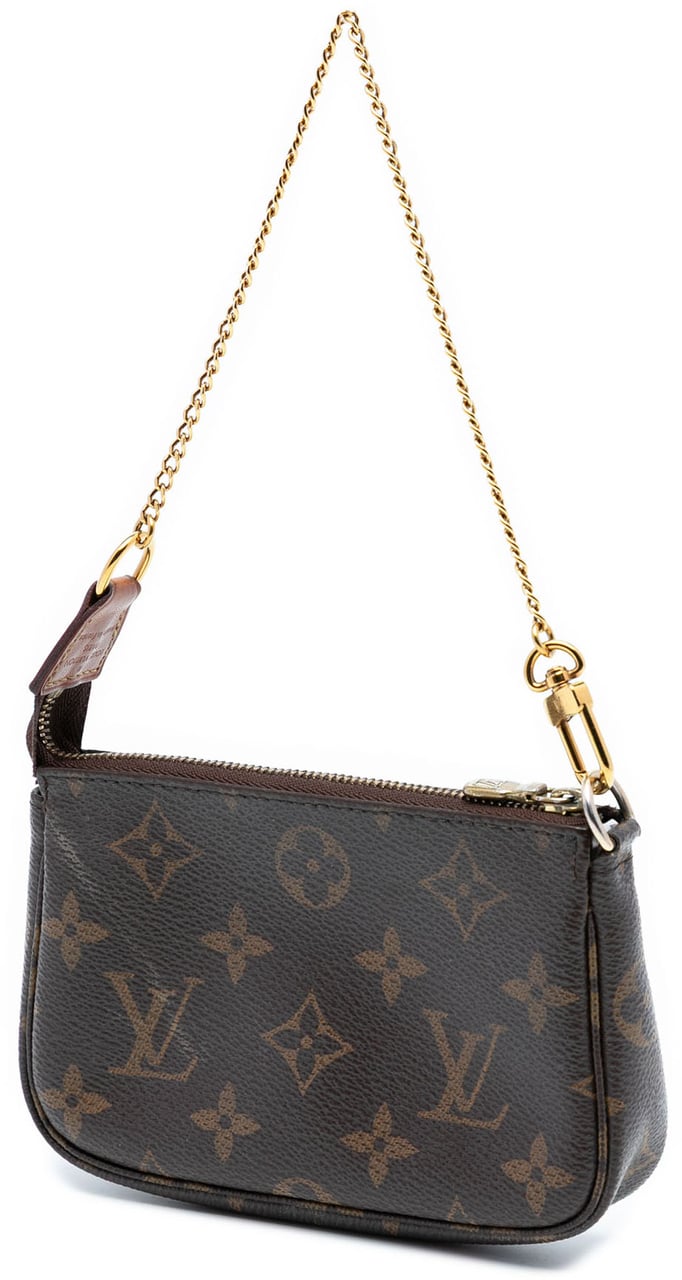 Louis Vuitton Monogram Mini Pochette Accessoires Bruin