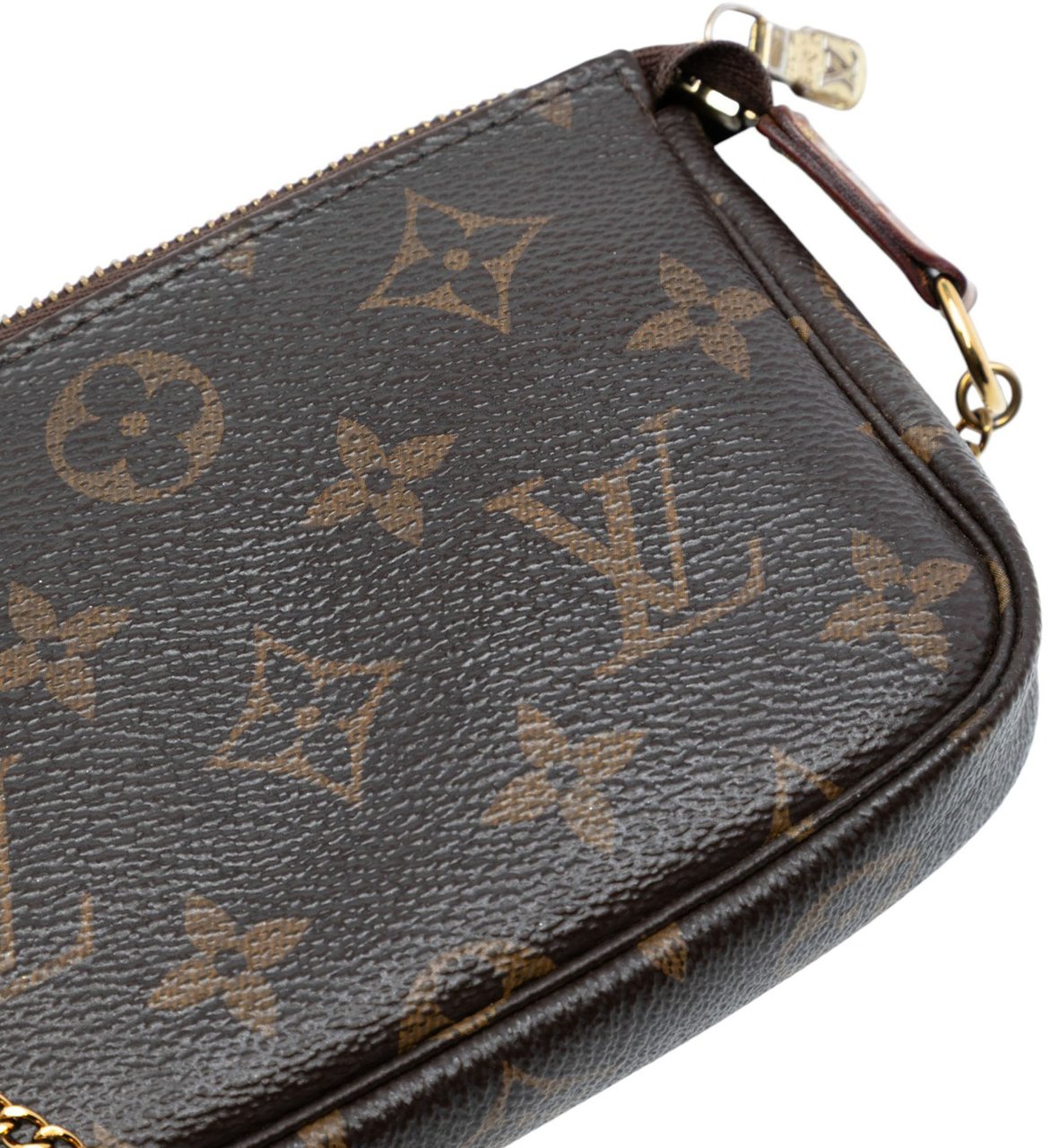 Louis Vuitton Monogram Mini Pochette Accessoires Bruin