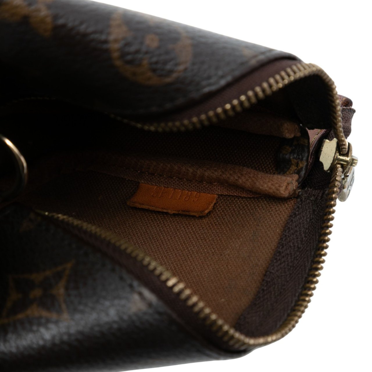 Louis Vuitton Monogram Mini Pochette Accessoires Bruin