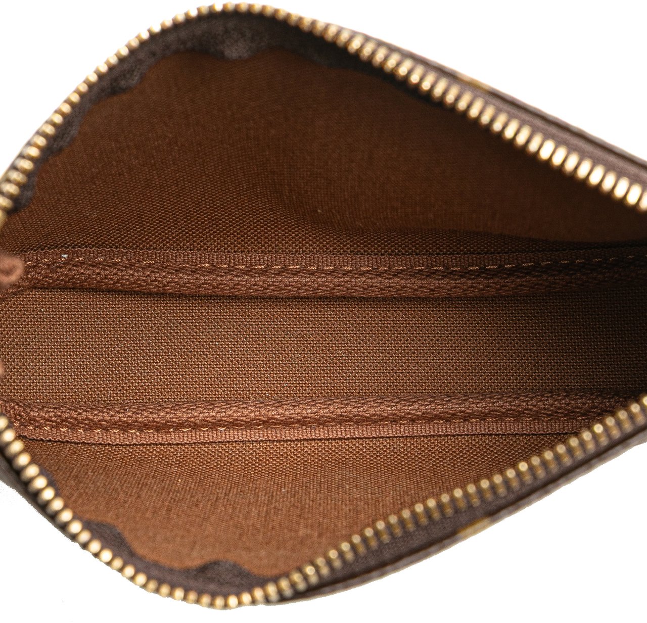 Louis Vuitton Monogram Mini Pochette Accessoires Bruin