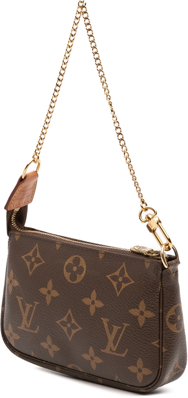 Louis Vuitton Monogram Mini Pochette Accessoires Bruin