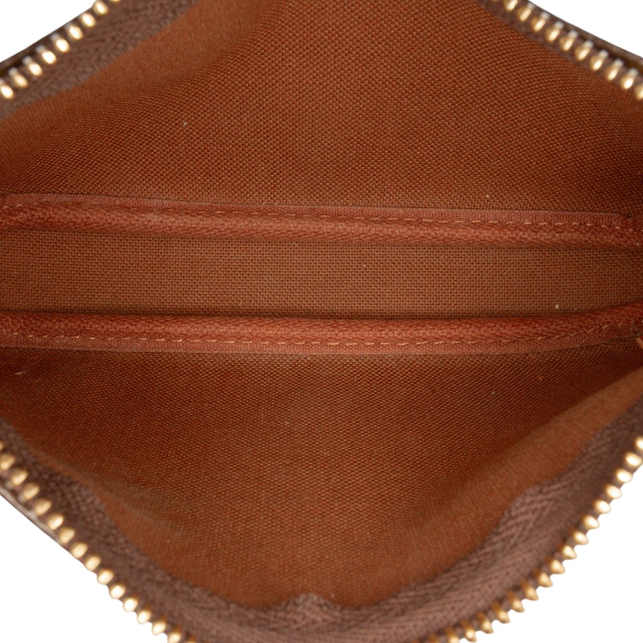 Louis Vuitton Monogram Mini Pochette Accessoires Bruin