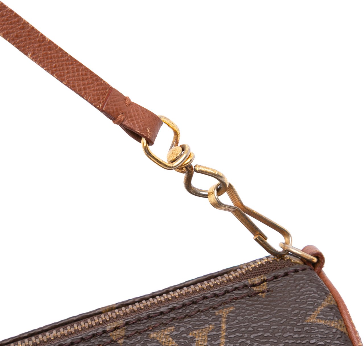Louis Vuitton Monogram Papillon Pochette Bruin