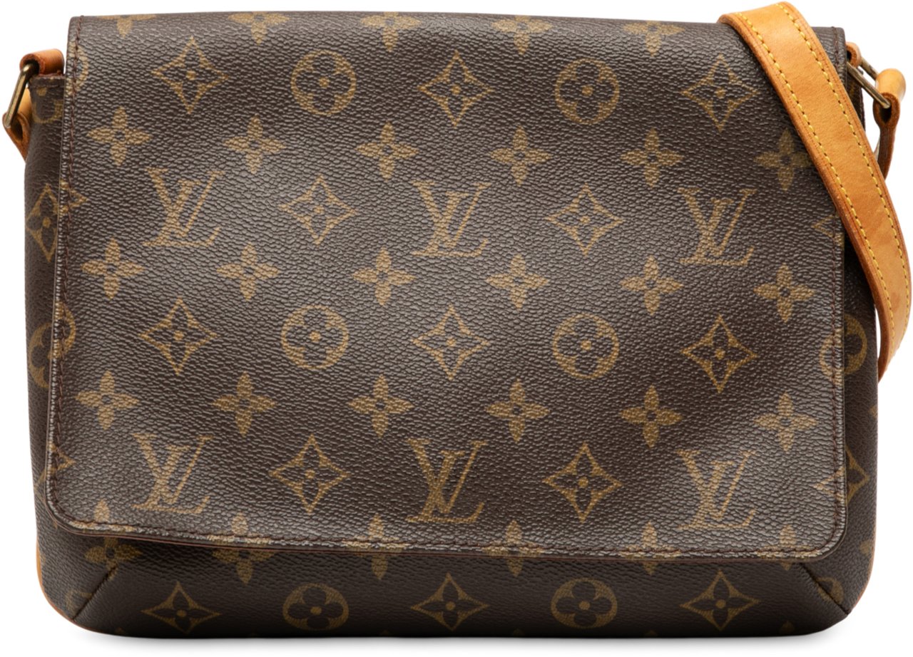 Louis Vuitton Monogram Musette Tango Long Strap Bruin