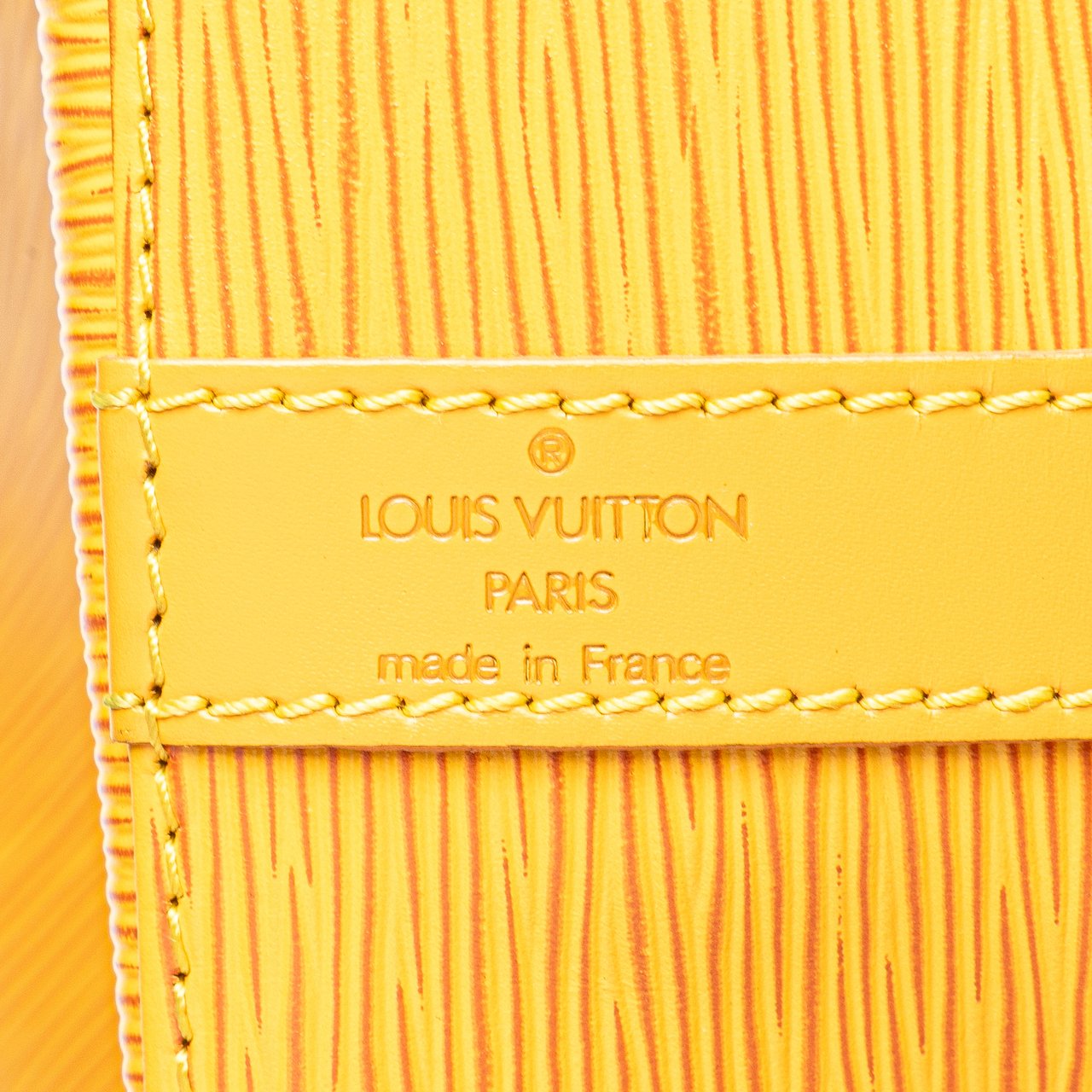 Louis Vuitton Epi Petit Noe Geel