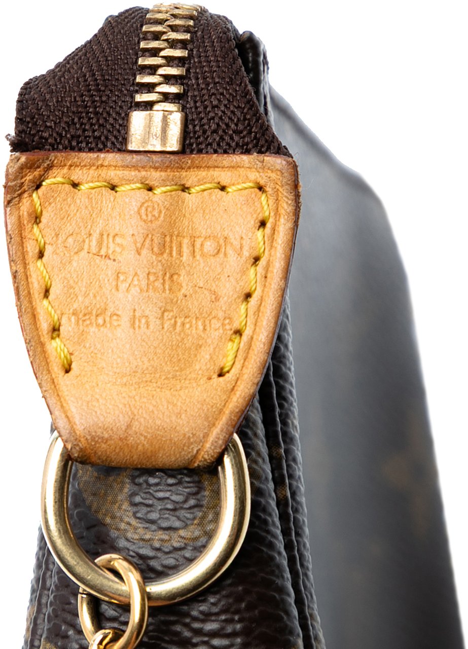 Louis Vuitton Monogram Mini Pochette Accessoires Bruin