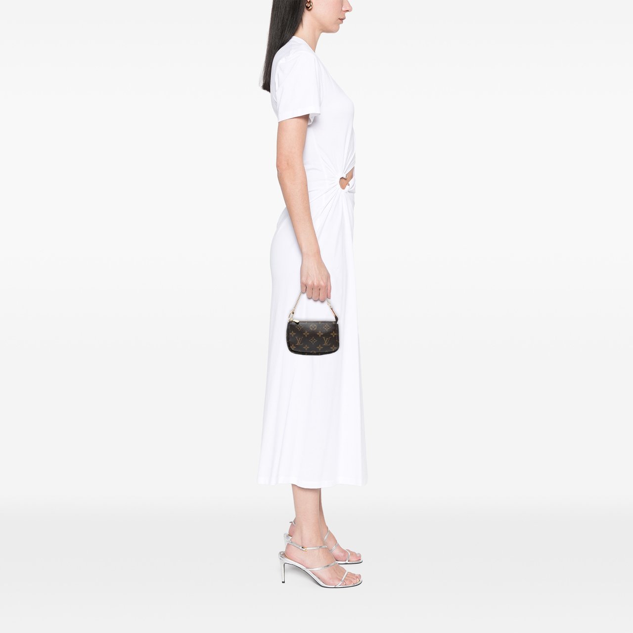 Louis Vuitton Monogram Mini Pochette Accessoires Bruin