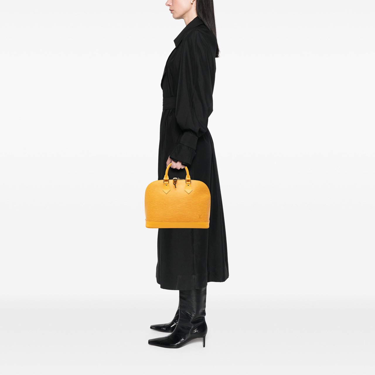 Louis Vuitton Epi Alma PM Geel
