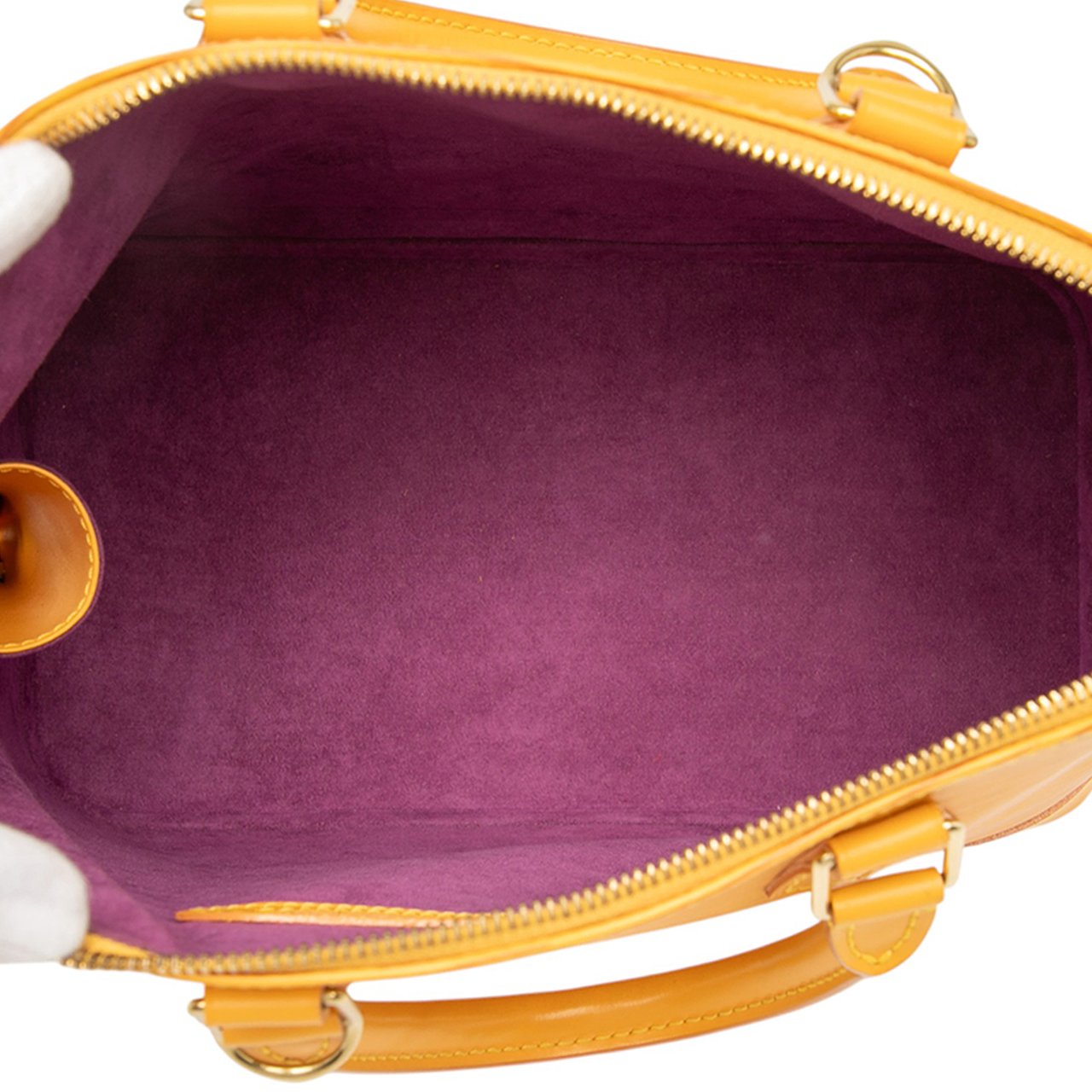 Louis Vuitton Epi Alma PM Geel